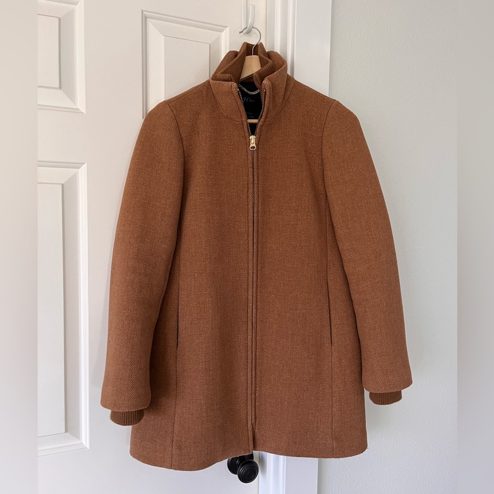 J. Crew Topcoat in Italian Stadium Cloth
